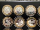    20 Lot  10 Silver Strike Gaming Tokens  999 Silver Centers   