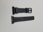 Nomad Modern Strap For 42 44mm Apple Watch - Black Leather black Hardware