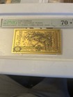 2024  1 Utah Goldback Prudentia 1 1000 Oz 24k Gold Foil Note Pmg 70 Gold Back