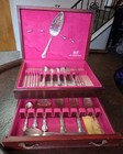 Vintage 1847 Rogers Brothers Heritage  Silverplate Flatware Serving 53 Piece   3