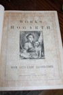 Large Antique Book Hogarth s Works