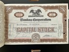 Rare Stock Certificate Of The Bank Of The United Bound With Bankus Certificate 
