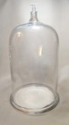 Antique Large Blown Glass Lab Bell Jar Ground Stopper Display Cloche Apothecary