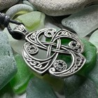 Pewter Celtic Necklace Mens Boys Larp Irish Scottish Pendant