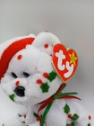 Christmas 1998 Holiday Teddy Retired Ty Beanie Babies -teddy Bear W  Tags