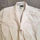 Landau Men   s White Lab Coat Doctor Coat Medical Uniforms Set Of 3