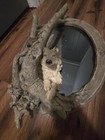 Mills Creek Studios  Wolf Mirror Rustic Details 