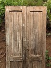Antique French Double Doors  33x75 5  Raised Panel Doors  European Doors A559