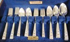 Vintage Oneida Comm  1936 Coronation Pattern  Grille Set  Silverplate  No Mono