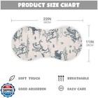 Mazeann Cowboys Horse Western Burp Cloths Baby Boys Girls Absorbent Soft Cott