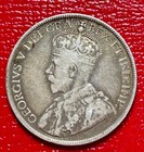 1919 Newfoundland 50 Cents Silver World Coin  Enn Coins 
