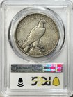 1921 Silver Peace Dollar - Pcgs Vf30 Cac - High Relief Scarce Key Date  1
