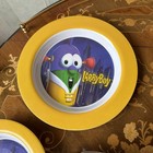 Big Idea Veggietales Childs Bowl Set Larryboy Melamine Plate Mug Larry Boy Vtg 