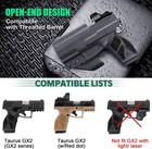 Iwb Kydex Holster  For Taurus Gx2   concealed Carry Holster With Optic Cut   Claw
