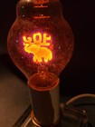 2 Vintage Aerolux Light Bulbs Gop Elephant Republican Party  1 Lamp Glows Orange