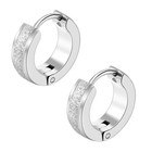 Small Huggie Hoop Earrings Stainless Steel Plating Men Women Charm Piercing