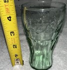 Vintage Green Tint Coca Cola Glasses  set Of 2  Collectibles Nostalgic Americana