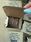 Vintage Lot Of 10 Boxes Of 100 Noesting Gem Paper Clips Original Box 1000 Total
