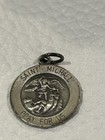 Catholic Sterling Silver Saint Michael Archangel Spiritual Warrior Pendant Medal