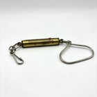 Vintage Brass Chatillon Model Inst-t Hanging Brass Spring Scale 30 Lbs