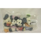 Bean Bag Plush Ribbed Chenille Doll Set Terry Disney Mickey Minnie Donald Goofy 