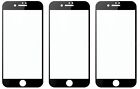 3-pack Full Coverage Tempered Glass Screen Protector For Iphone 6 7 8 Plus X