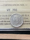 1885 Small 5 Iccs Graded Canadian  Small Silver   5 Five Cent    vf-20    wy 791