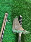 British Infantry Eiir Army Sword With Nickel Scabbard