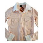 Size One  small  Nwt Vtg Earl Jean Longsleeve Western Button-up Top Shirt Blouse