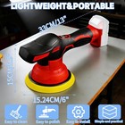Buffer Polisher Compatible With Milwaukee M18 Battery  Cordless 6 Inch Orbita   
