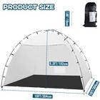 Portable Paint Booth Tent 10x10x6 3ft extra Large 10x10x6 3ft  Brown