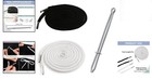 51-inch Cotton Drawstring Replacement For Stylish Hoodies   Shorts - Black white