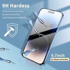 2pcs Privacy Clear Tempered Glass Screen Protector For Iphone 16 15 14 Pro Max