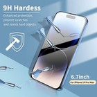 2pcs Privacy Clear Tempered Glass Screen Protector For Iphone 17 16 15 Pro Max