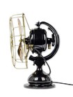 Circa 1912 12  Jandus C Frame Oscillating Desk Fan Restored Brass Cage And Blade