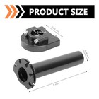 Motorcycle Throttle Grip  7 8  Quick Twist Throttle Control 1 Pc Black