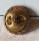 Bb Diminutive Art Nouveau Antique Brass Button