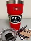 Rescue Red Yeti   20oz Stackable Rambler   - Authentic - Mag Lid Retired Color