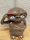 Vintage 1980s 9 5  Et Plaster Ceramic Pottery Statue Extra Terrestrial