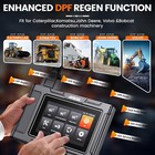 Ancel Heavy Duty Truck Scanner Dpf Regen For Bobcat Komatsu Volvo John Deere Cat