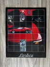 Extremely Rare Vintage De Tomaso Pantera Collage Poster Framed Gold Frame 1983