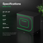 Vivosun 24   x16   x20    Propagation Clone Tent Mini Grow Tent Seeding Room W  Tray