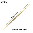 1 8 Inch Brass Round Rod  8pcs Solid Round Brass Rod Lathe Bar Stock  11 8 Inch