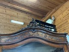 Antique French Walnut Louis Xv Armoire With Glass Door