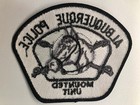 Albuquerque New Mexico Mounted Unit Police Patch   Rare Subdued