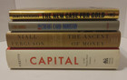 Lot Of 4 Financial History Books Capital Credit Cards Gold Ascent Of Money