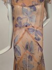1930   s Fluttering Floral Sheer Silk Chiffon Dress