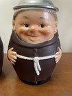 Vintage Goebel Brown Cardinal Friar Tuck Monk Lidded Beer Stein West Germany
