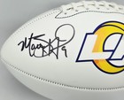 Matthew Stafford   Cooper Kupp Signed Rams White Logo Football Fanatics Holo