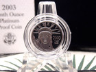 2003  w   10 Proof 1 10th Oz  9995  platinum  Eagle Bullion Box   Coa Ecc c  Inc